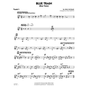 Blue Train (Blue Trane) (arr. Paul Murtha) - Trumpet 2