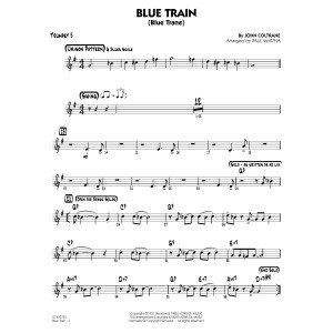 Blue Train (Blue Trane) (arr. Paul Murtha) - Trumpet 3