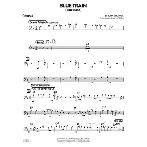 Blue Train (Blue Trane) (arr. Paul Murtha) - Trombone 1