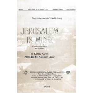 Jerusalem Is Mine (arr. Matthew Lazar)