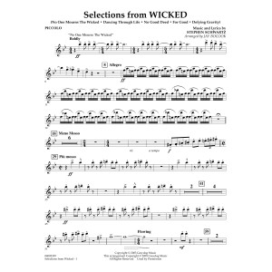 Selections from Wicked (arr. Jay Bocook) - Piccolo