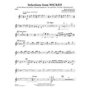 Selections from Wicked (arr. Jay Bocook) - Oboe