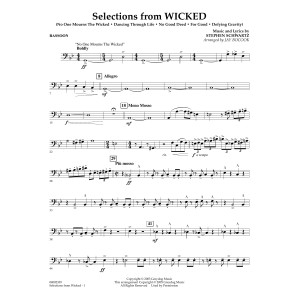 Selections from Wicked (arr. Jay Bocook) - Bassoon