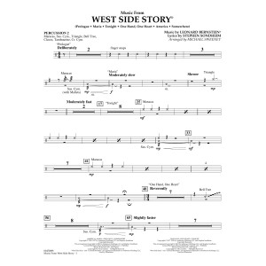 Music from West Side Story (arr. Michael Sweeney) - Percussion 2