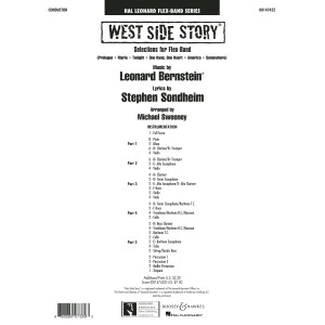 West Side Story (Selections for Flex-Band) (arr. Michael Sweeney) - Conductor Score (Full Score)