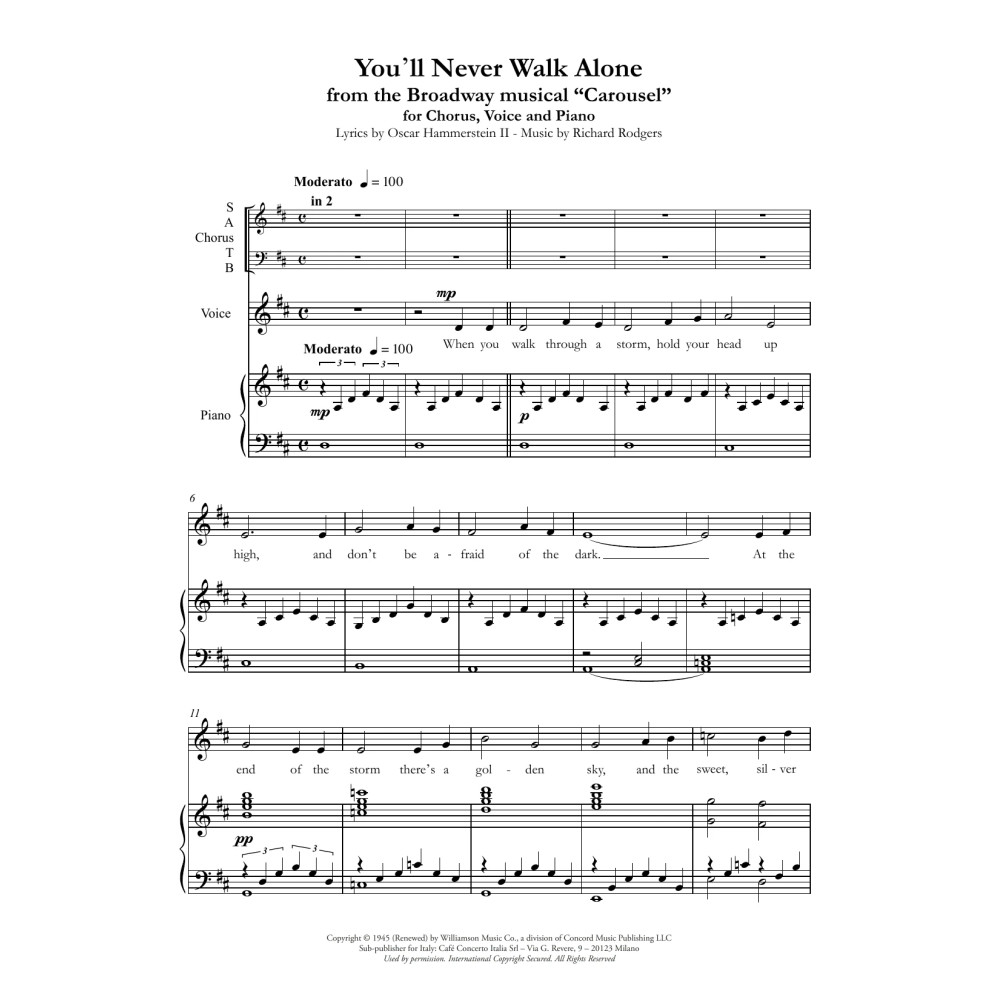 You'll Never Walk Alone (from Carousel)