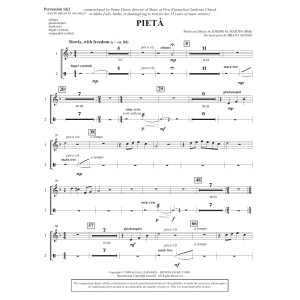 Pietà - Percussion 1 & 2