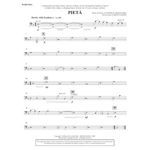 Pietà - Double Bass