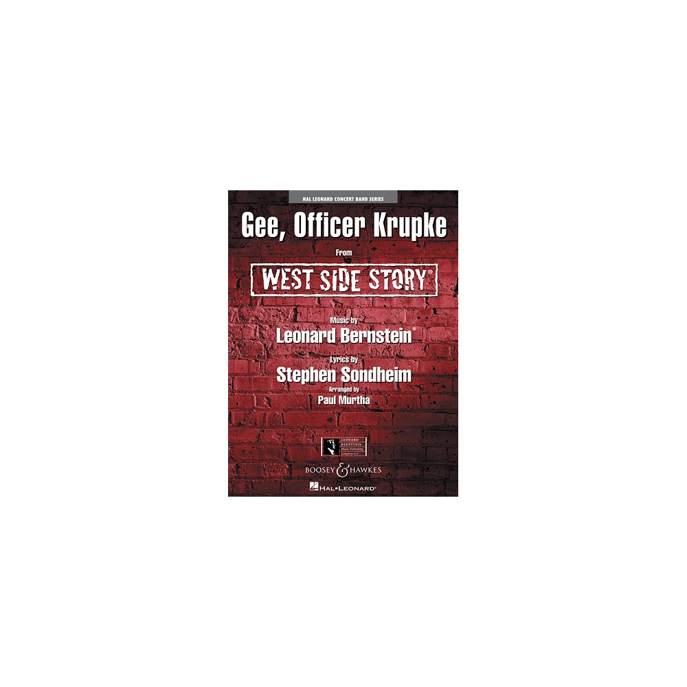 Gee, Officer Krupke (from West Side Story) (arr. Paul Murtha) - Bb Bass Clarinet