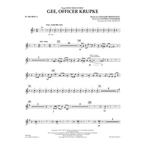Gee, Officer Krupke (from West Side Story) (arr. Paul Murtha) - Bb Trumpet 2