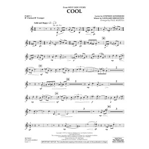 Cool (from West Side Story) (arr. Murtha) - Pt.1 - Bb Clarinet/Bb Trumpet