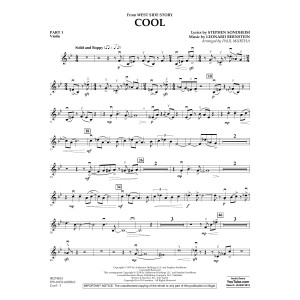Cool (from West Side Story) (arr. Murtha) - Pt.1 - Violin