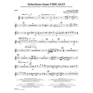 Selections from Chicago (arr. Ted Ricketts) - Oboe