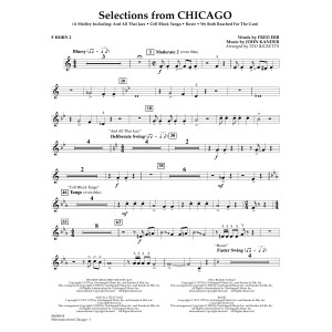 Selections from Chicago (arr. Ted Ricketts) - F Horn 2