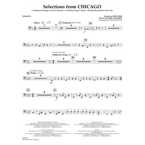 Selections from Chicago (arr. Ted Ricketts) - Timpani