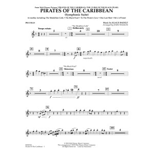 Pirates Of The Caribbean (Symphonic Suite) (arr. John Wasson) - Piccolo