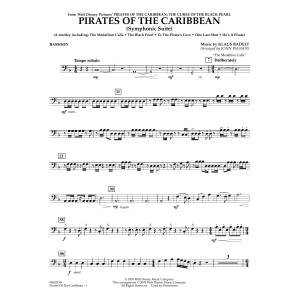 Pirates Of The Caribbean (Symphonic Suite) (arr. John Wasson) - Bassoon