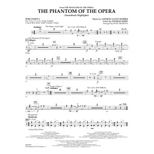The Phantom Of The Opera (Soundtrack Highlights) (arr. Paul Murtha) - Percussion 2