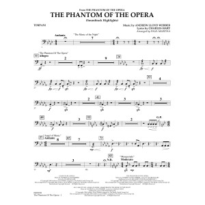 The Phantom Of The Opera (Soundtrack Highlights) (arr. Paul Murtha) - Timpani