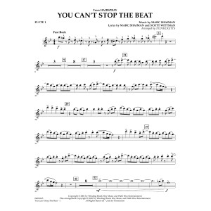 You Can't Stop The Beat (from Hairspray) (arr. Ted Ricketts) - Flute 1