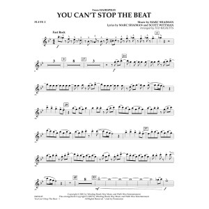 You Can't Stop The Beat (from Hairspray) (arr. Ted Ricketts) - Flute 2