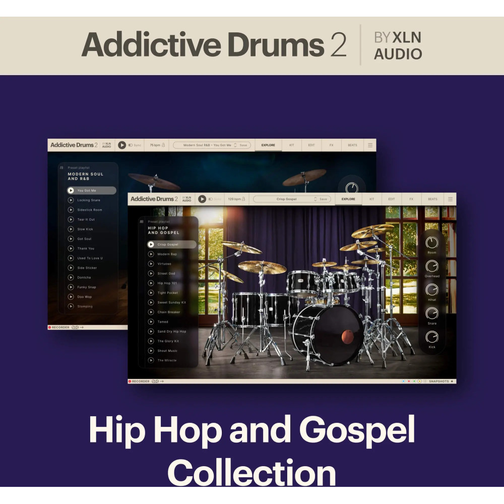Addictive Drums 2: Hip Hop and Gospel Collection