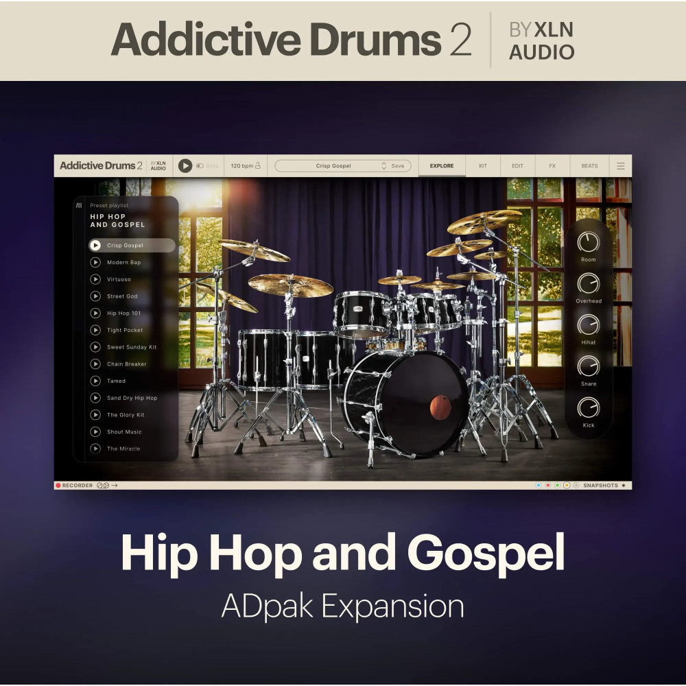 Addictive Drums 2: Hip Hop and Gospel ADpak
