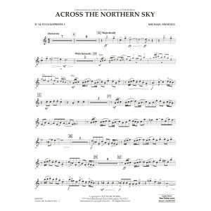Across The Northern Sky - Eb Alto Saxophone 1