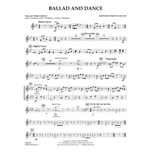 Ballad And Dance - Mallet Percussion
