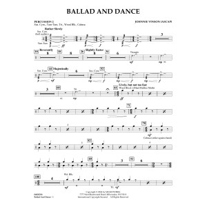 Ballad And Dance - Percussion 2