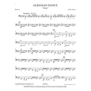 Albanian Dance - Bassoon
