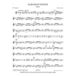 Albanian Dance - Bb Trumpet 2