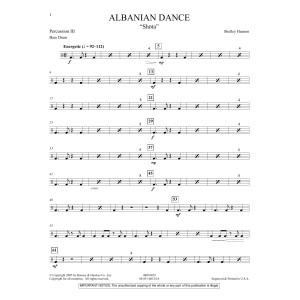 Albanian Dance - Percussion 3