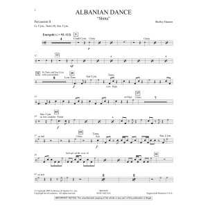 Albanian Dance - Percussion 2