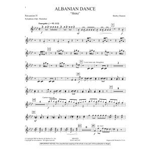 Albanian Dance - Percussion 4
