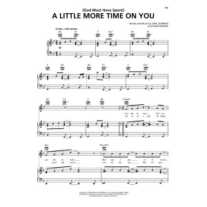(God Must Have Spent) A Little More Time On You