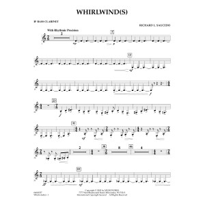 Whirlwind(s) - Bb Bass Clarinet