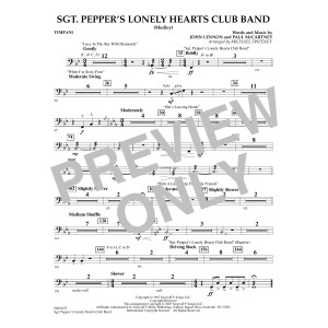 Sgt. Pepper's Lonely Hearts Club Band (Medley) (arr. Michael Sweeney) - Timpani