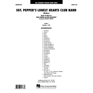 Sgt. Pepper's Lonely Hearts Club Band (Medley) (arr. Michael Sweeney) - Full Score