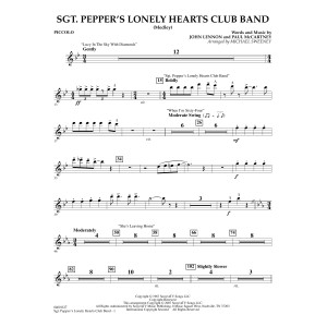Sgt. Pepper's Lonely Hearts Club Band (Medley) (arr. Michael Sweeney) - Piccolo