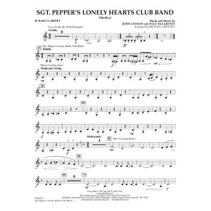 Sgt. Pepper's Lonely Hearts Club Band (Medley) (arr. Michael Sweeney) - Bb Bass Clarinet