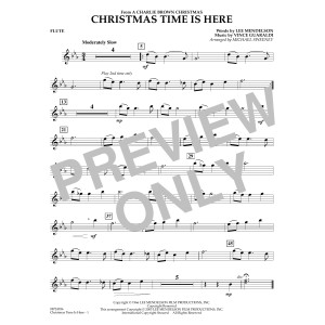 Christmas Time Is Here (arr. Michael Sweeney) - Flute