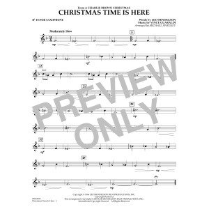 Christmas Time Is Here (arr. Michael Sweeney) - Bb Tenor Saxophone