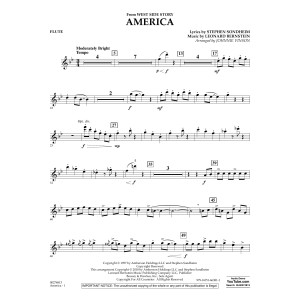America (from West Side Story) (arr. Vinson) - Flute