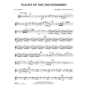 Flight Of The Thunderbird - Bb Clarinet 1