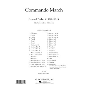 Commando March - Full Score