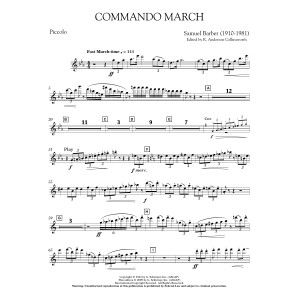 Commando March - Piccolo