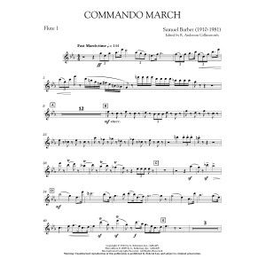 Commando March - Flute 1