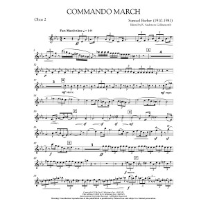 Commando March - Oboe 2