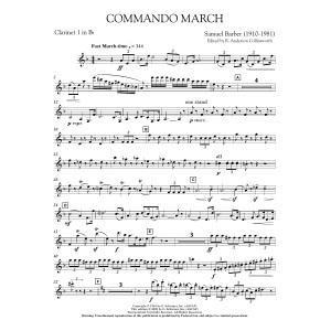 Commando March - Bb Clarinet 1
